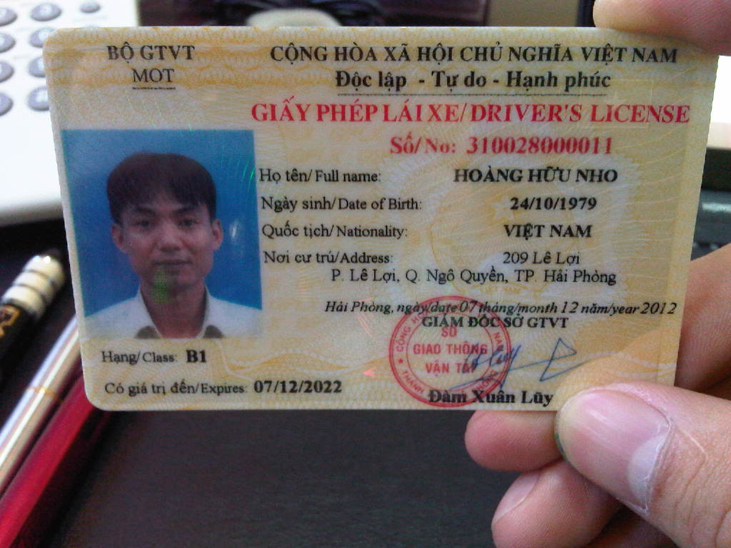 thi bang lai xe may dong da