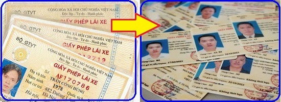 doi lai bang lai xe may tai ha noi